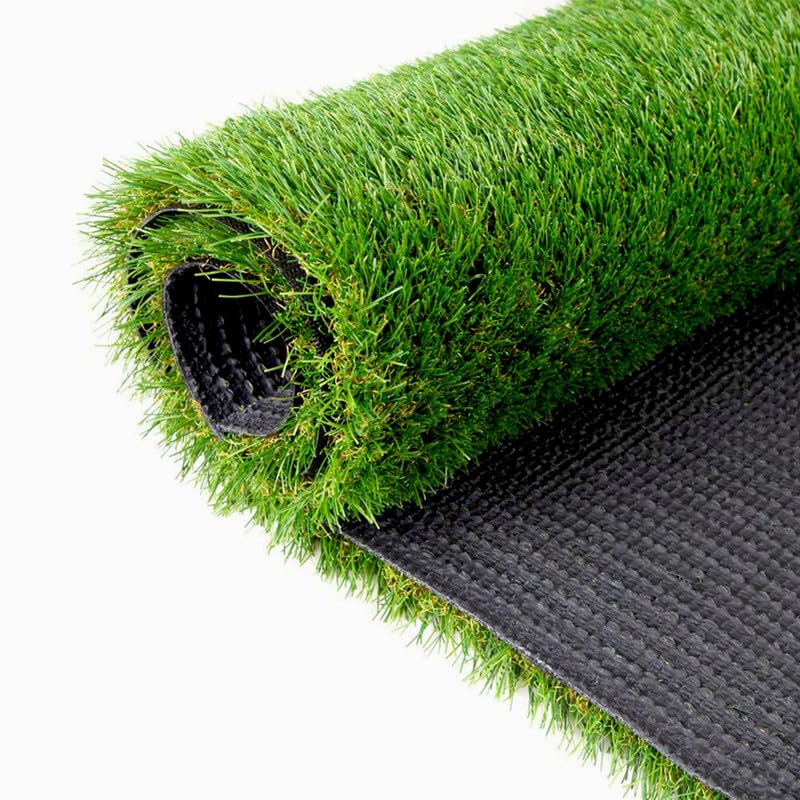 Shnosu Artificial Grass Rug 7Ftx70Ft Fake Grass Indoor Outdoor, 1.38' Pile Height Realistic Synthetic Grass Astroturf With Drai