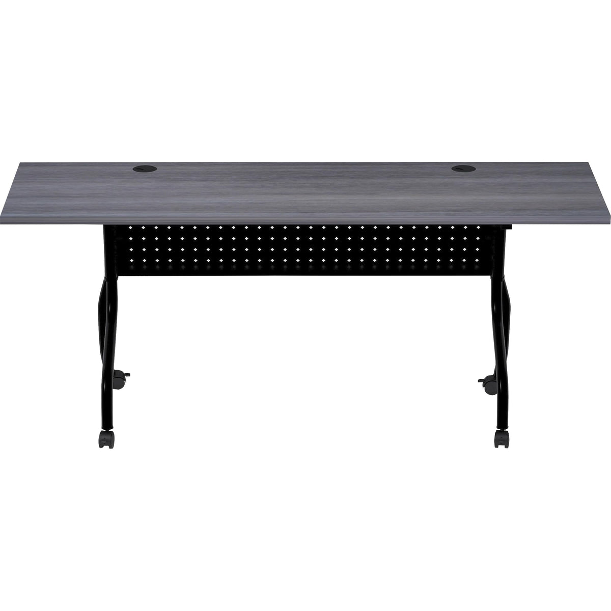 Lorell, LLR59488, Charcoal Flip Top Training Table, 1 Each