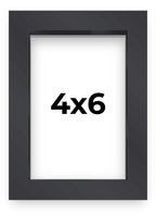 4x6 Black Shadowbox Frame Display Box Frame Interior Size 4x6 by 1 Inches Deep | Includes Complimentary Shatter Resistant Acryli