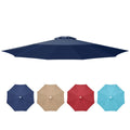 Yssoa 9' Patio Umbrella Replacement Canopy Only For 8 Ribs, Dark Blue