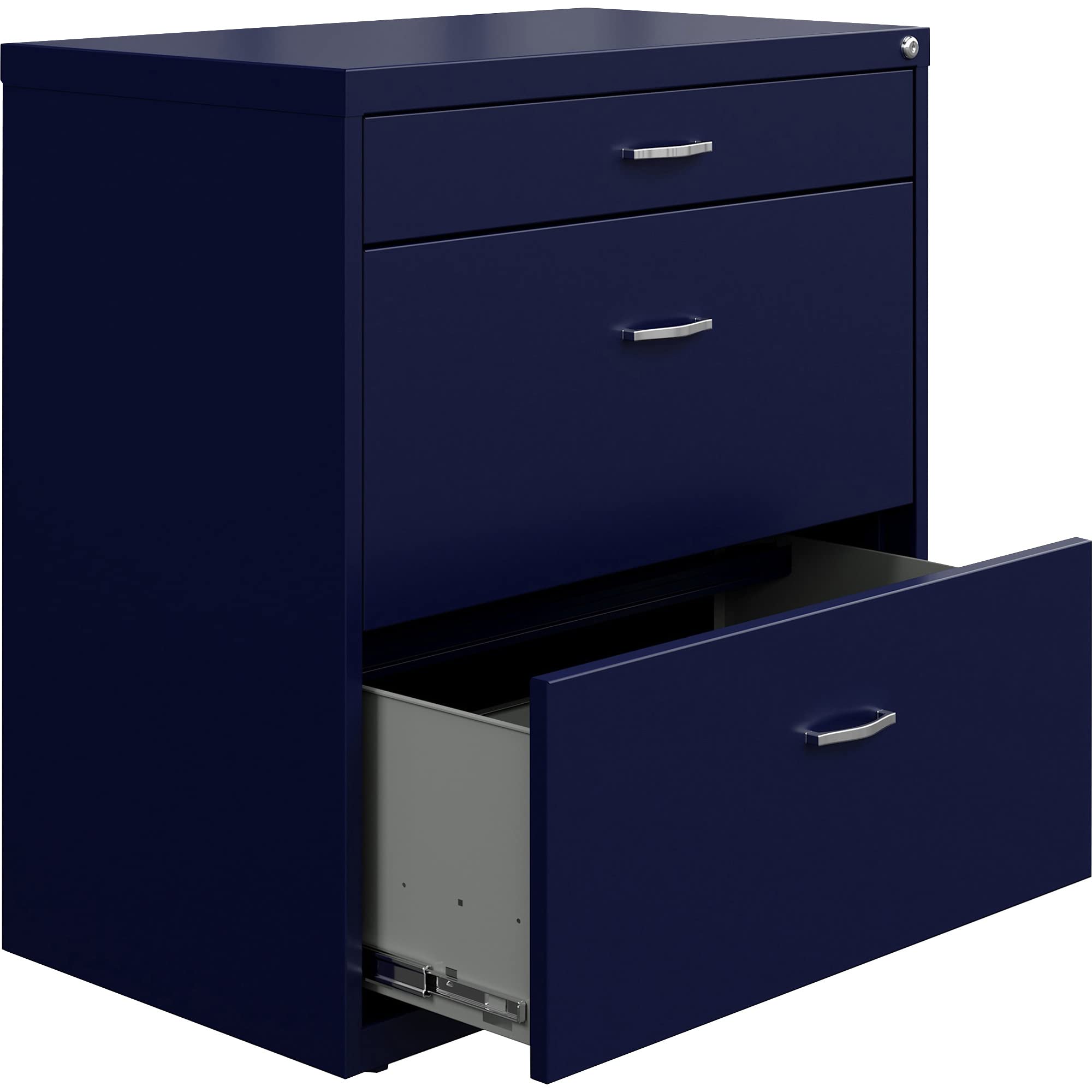 Lorell LYS SOHO Lateral File, Navy