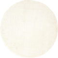 Unique Loom Solo Collection Area Rug - Calabasas (6 1 Round, Snow White)