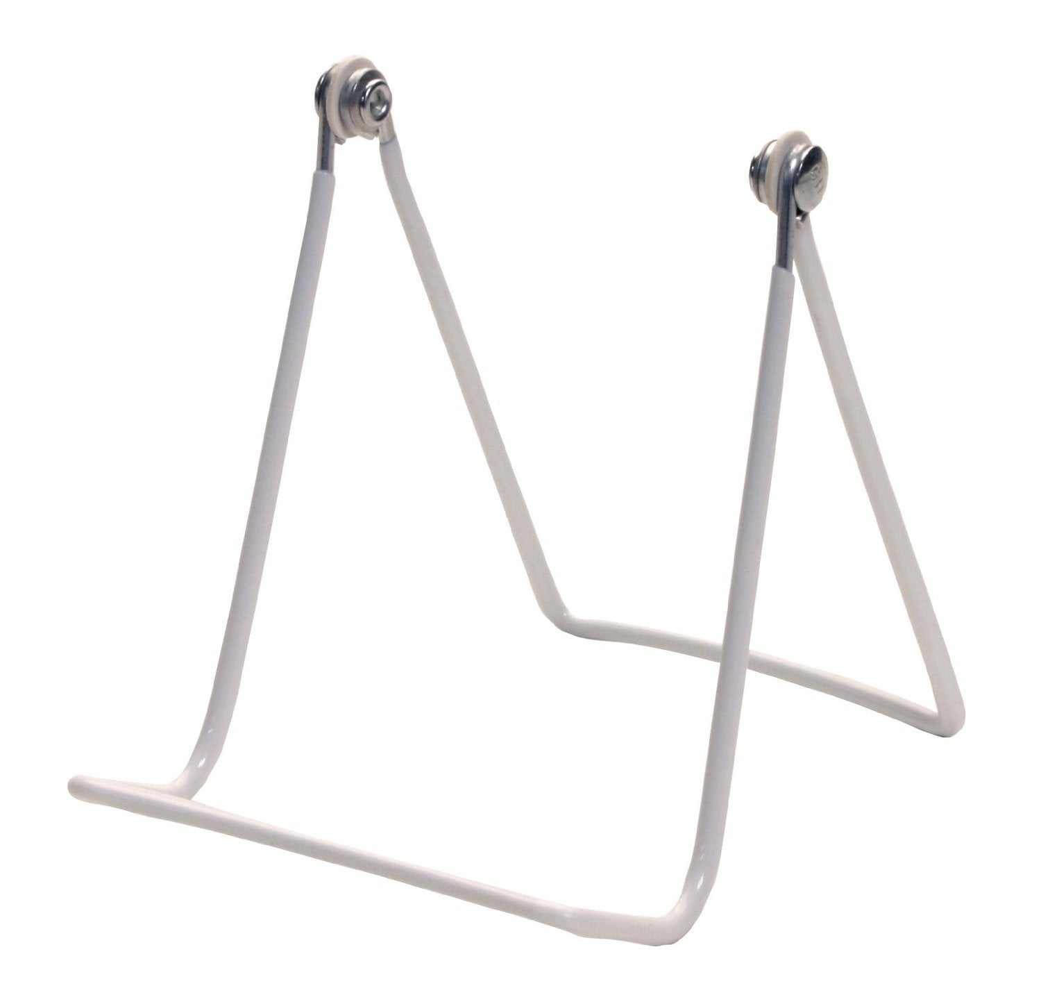 GIBSON HOLDERS Medium Standard Display Stand for Artwork, Plates, Kitchenware, More; Set of 2-2a - White