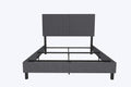 DHP Janford Upholstered Bed, Gray Linen, Full