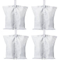 Abccanopy Canopy Weights 112 Lbs Tent Sand Bags,4Pcs-Pack (White)