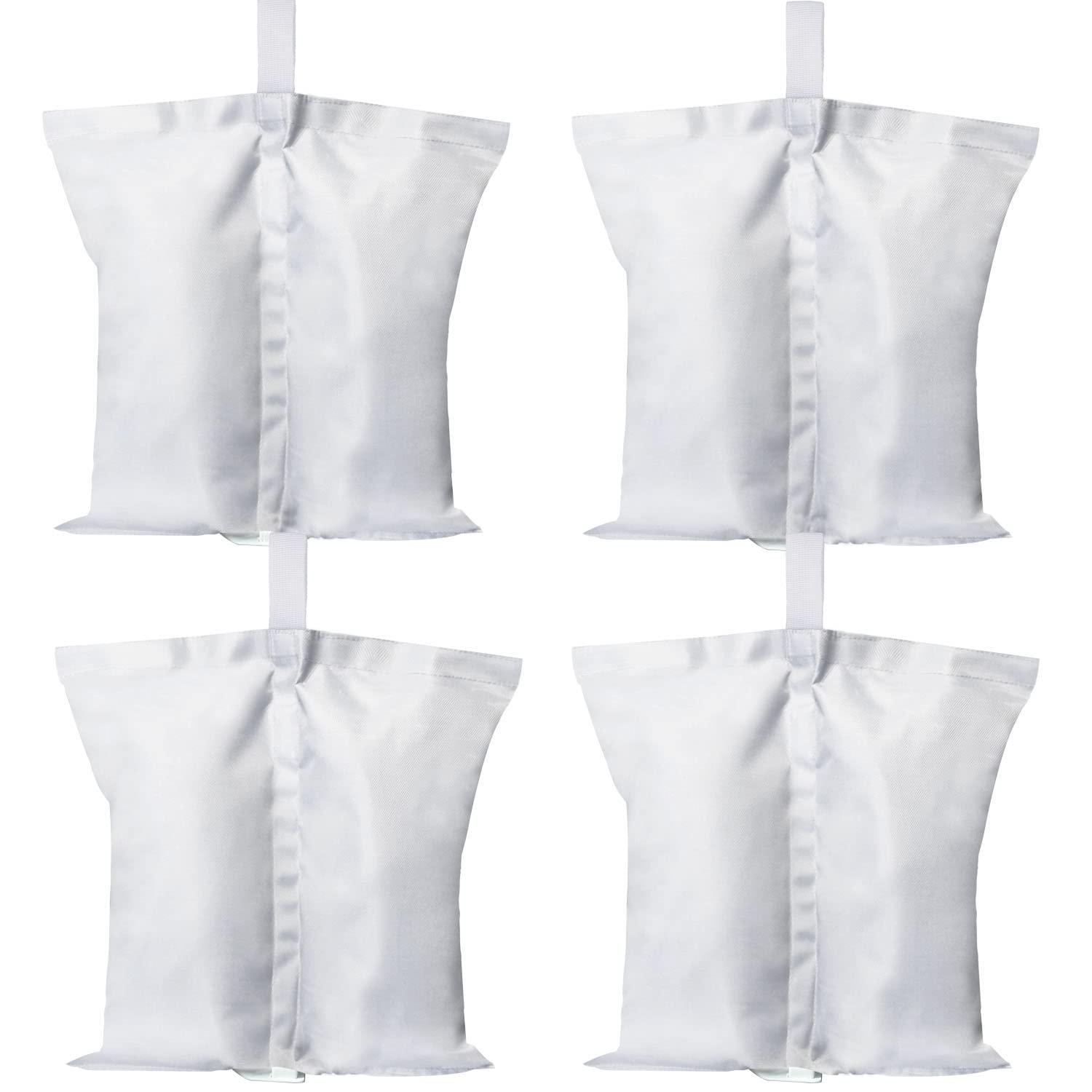 Abccanopy Canopy Weights 112 Lbs Tent Sand Bags,4Pcs-Pack (White)