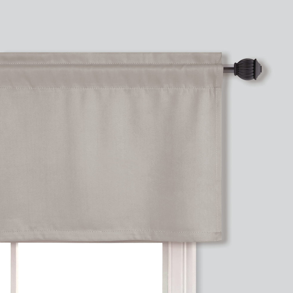 Mrs.Naturall Taupe Valances For Windows 36X16 Inches Long
