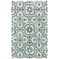 Rizzy Home Alora Decor Neo 5'X7'6" Scroll Ivory/Blue Hand-Tufted Area Rug