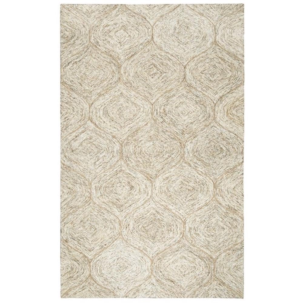Rizzy Home Alora Decor London 3' X 5' Trellis Brown/Gray/Rust/Blue Hand-Tufted Area Rug