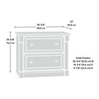 Sauder Palladia Lateral File, L: 36.81' X W: 22.01' X H: 29.62', Select Cherry