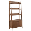Modway 33&Quot; Bookshelf Display Case In Walnut