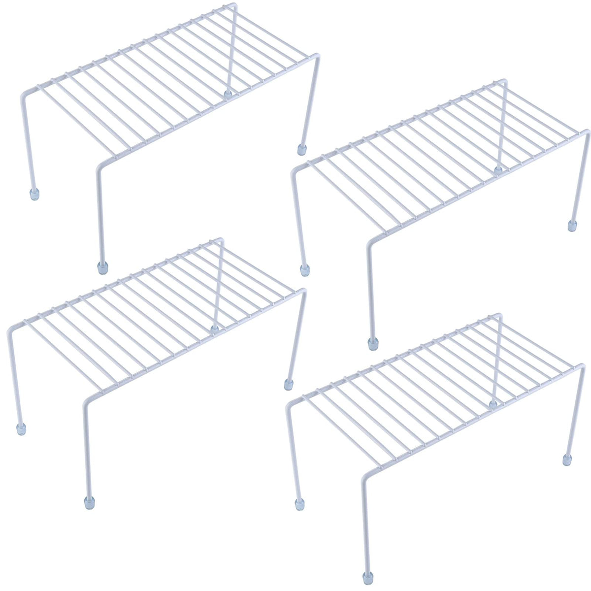 SIBAO Kitchen Shelves, Cabinet Organization Mini Storage Shelf, Storage Rack Organizer for Kitchen, Fridge, Cabinet, Bathroom (W