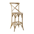 Linon Roxy Gray Wash Counter Stool Gray