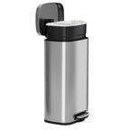 Itouchless Softstep 8 Gallon Stainless Steel With Deodorizer Filter System & Inner Bucket, 30 Liter Foot Pedal Garbage Bin For O