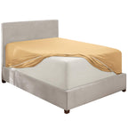 Nestl Extra Deep Pocket King Fitted Sheet, Camel Gold Fitted Sheet King Size, 1800 Microfiber King Fitted Sheet Only, Soft King Bed Fitted Sheet Fits Up To 24 Inch Mattress - King Size Fitted Sheets