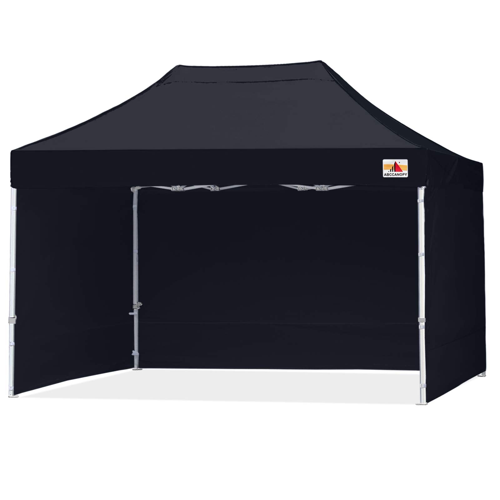 Abccanopy Easy Pop Up Canopy Tent With Sidewalls 8X12 Commercial -Series, Black