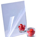 iCAGY Acrylic Self Adhesive Mirror Sheet for Wall, Plastic Non Glass Sticky Kid Safety Mirror Tiles for Wall Rectangle 6x8 inch 