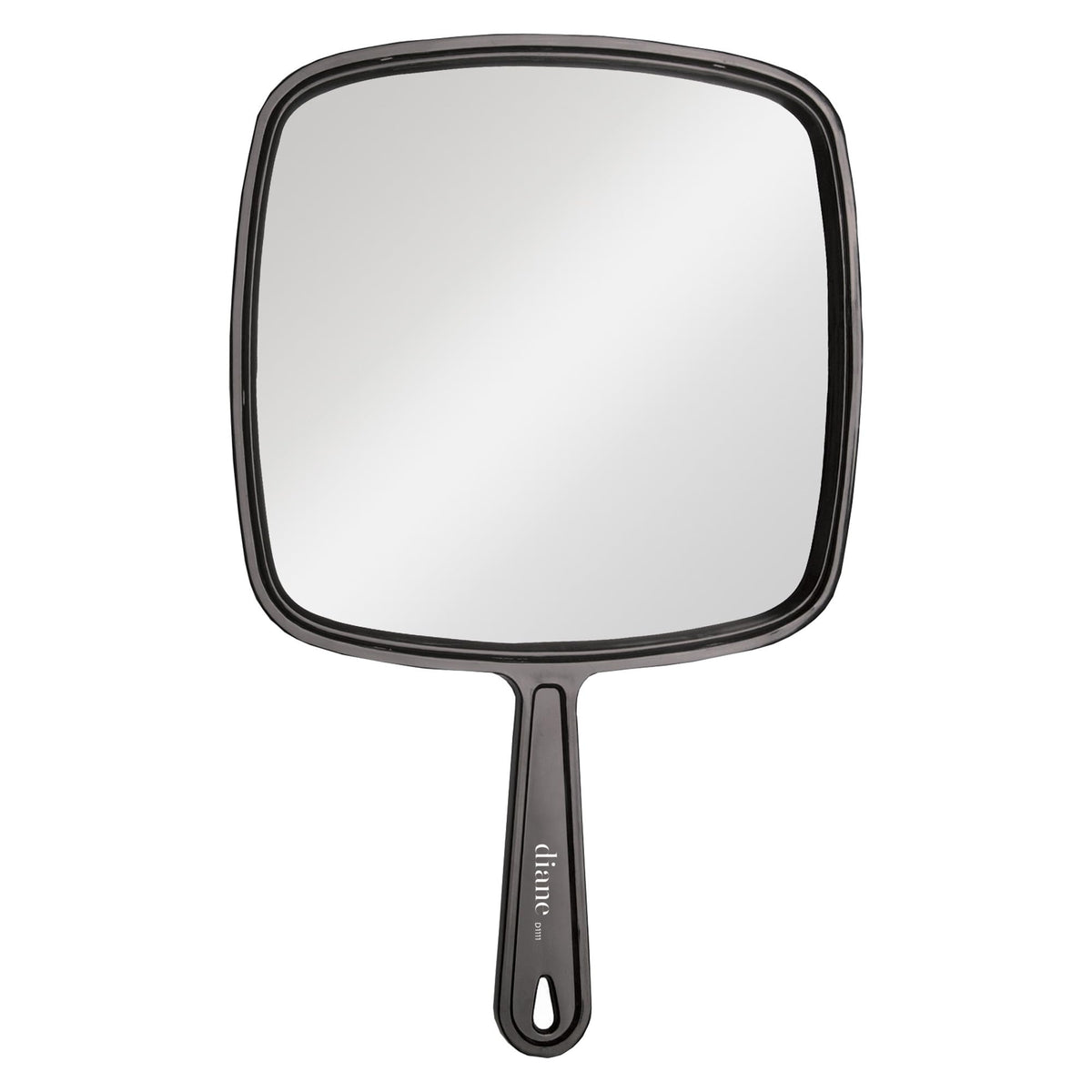 Diane Professional Quality Hand Held Mirror with Handle, Single Sided Vanity Makeup Mirror for Women, Men, Salon, Barber, Shavin