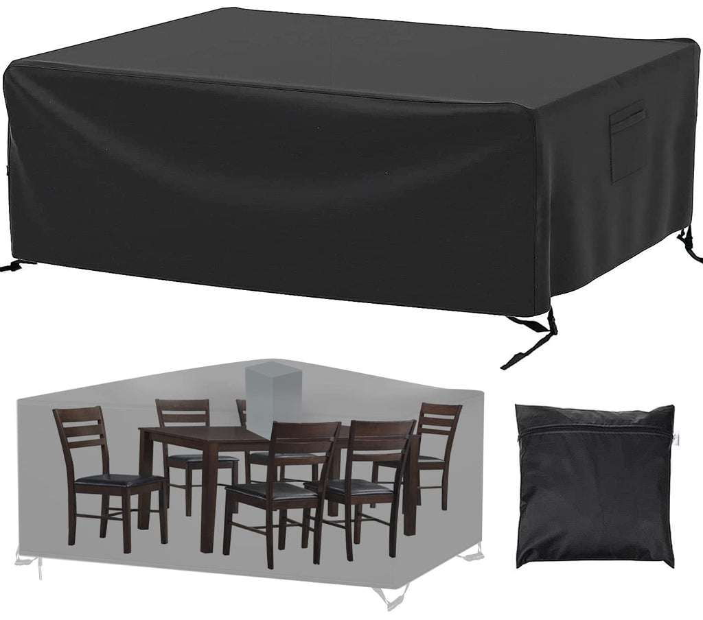Patio Furniture Covers Waterproof, Outdoor Furniture Covers Rip-Proof For Patio Furniture Set Table And Chairs, Windproof Uv And