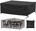 Patio Furniture Covers Waterproof, Outdoor Furniture Covers Rip-Proof For Patio Furniture Set Table And Chairs, Windproof Uv And