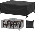 Patio Furniture Covers Waterproof, Outdoor Furniture Covers Rip-Proof For Patio Furniture Set Table And Chairs, Windproof Uv And