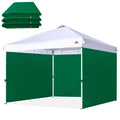 SCOCANOPY SideWall for 12x12ft Canopy Frame, 3 Pack SunWalls Only,Forest Green