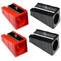 Wekoil Pencil Sharpener Metal Blade Carpenter Pencil Sharpener Jumbo Crayon Sharpener,Hand Held Sharpener,Woodworker Sharpeners