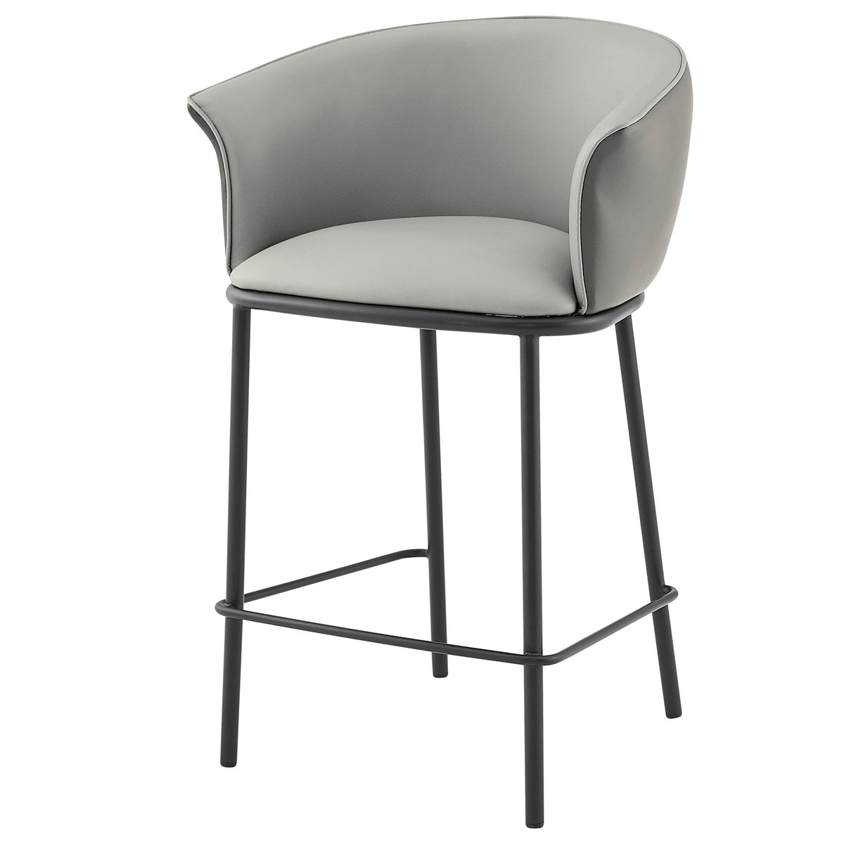 New Pacific Direct Seymor Pu Counter Stool W/Arms