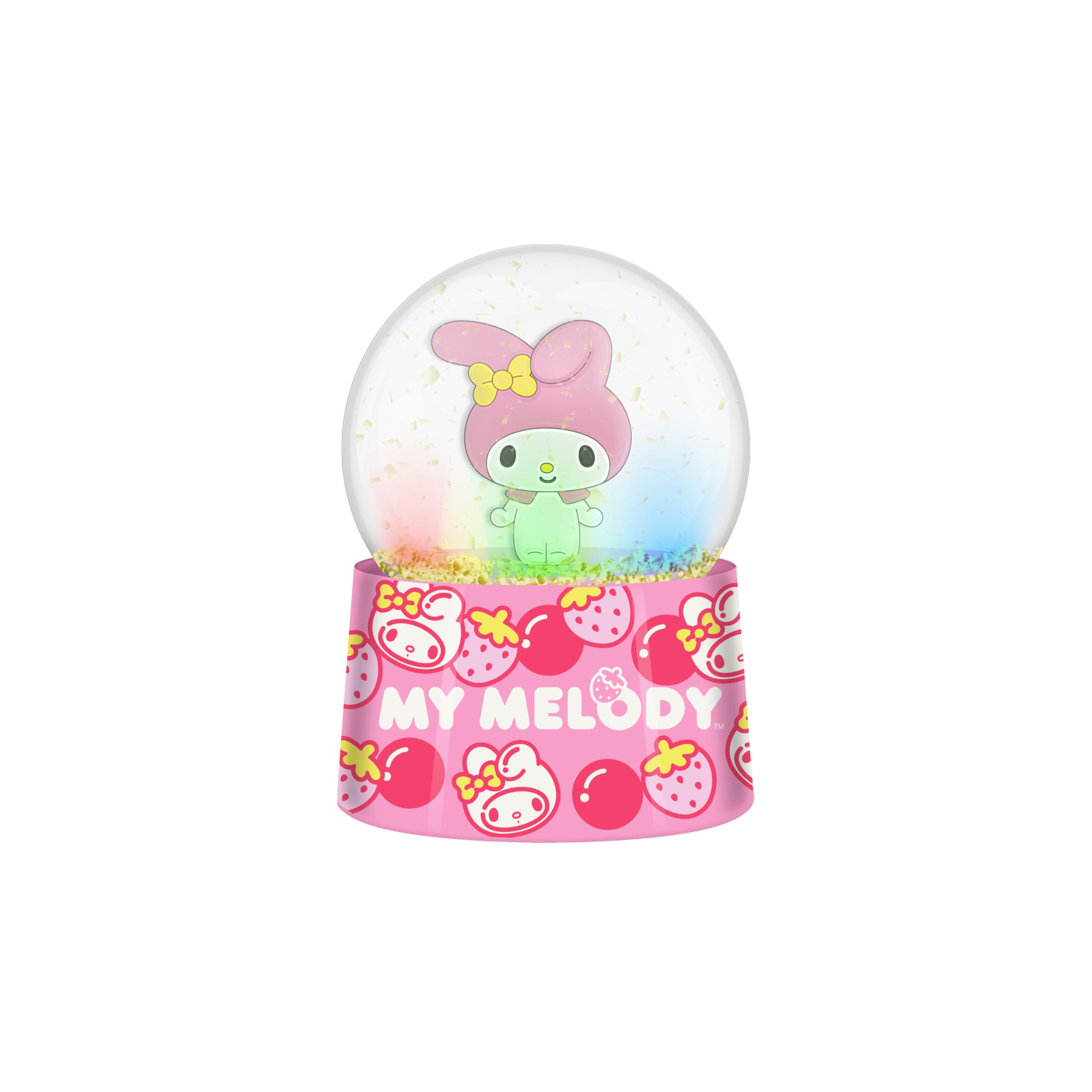 Silver Buffalo Sanrio Hello Kitty and Friends Boxed Light Up Snow Globe Featuring My Melody, 45mm