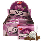 Sage Incense Cones And Cone Incense Burner Bundle Insence Insense Hem Incense