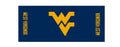 Collegiate Kwik-Covers Rectangle Plastic Table Covers, Bundle Of 2 (West Virginia University, 6')