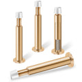 Kolako Door Stoppers For Wall, Spring Door Stop, 4.4 Inch Door Stoppers For Bottom Of Door 4 Pack Long Door Stops Bumper Wall Pr