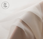 Pi Beige Sheer Tier Curtains 30 Inches Length With Grommet,Short Half Window Curtain Voile Textured For Kitchen/Bathroom/Farmhouse/Basement 2 Panels (W42Xl30,Beige)