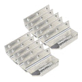 Stepnpull Hands Free Door Opener (Silver, 10 Count)
