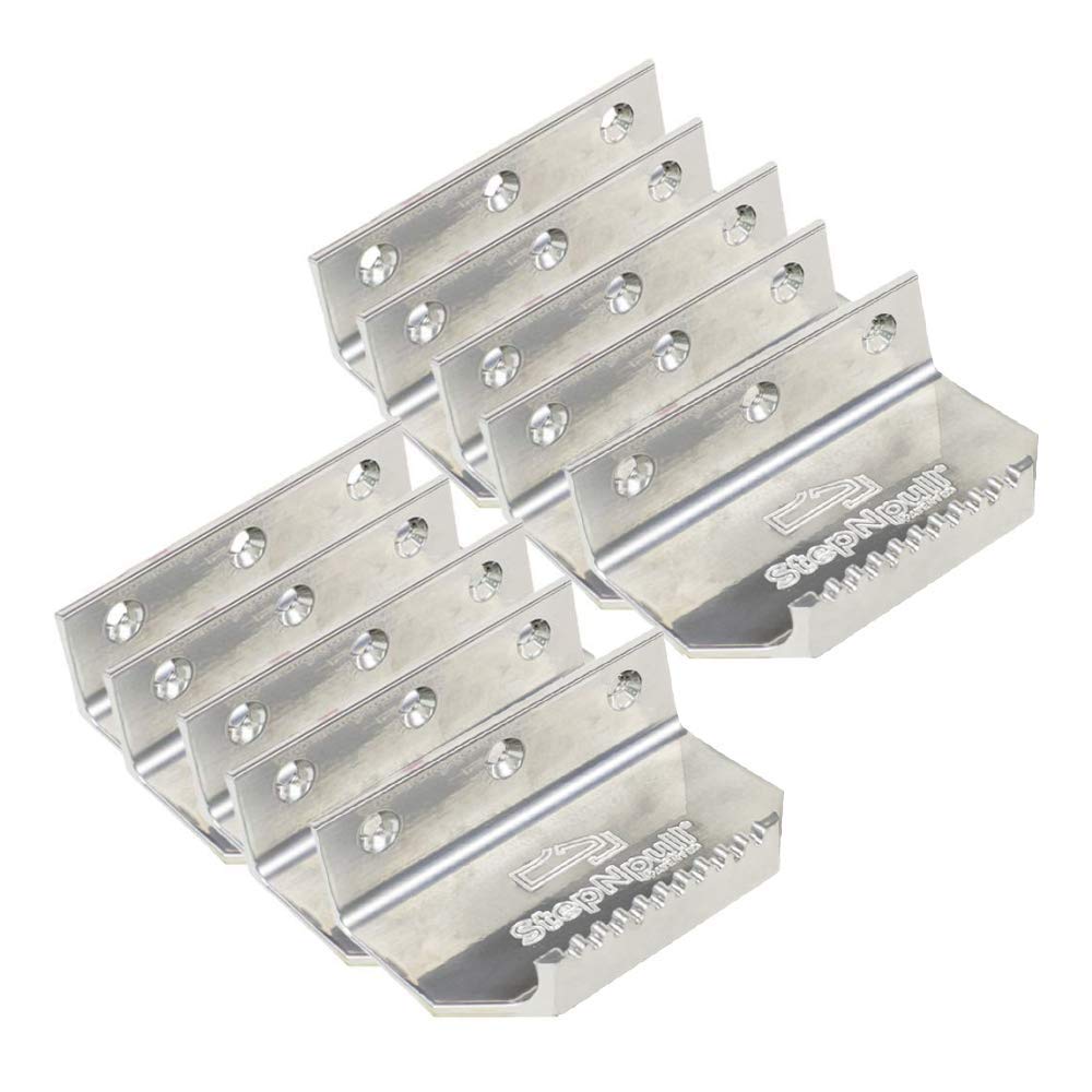 Stepnpull Hands Free Door Opener (Silver, 10 Count)