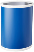Kraftware Fun Colors Oval Waste Basket, 14, Royal Blue