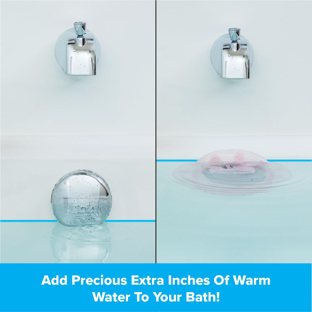SlipX Solutions Bottomless Bath Overflow Drain Cover Coral 4" Diameter