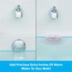 SlipX Solutions Bottomless Bath Overflow Drain Cover Coral 4" Diameter