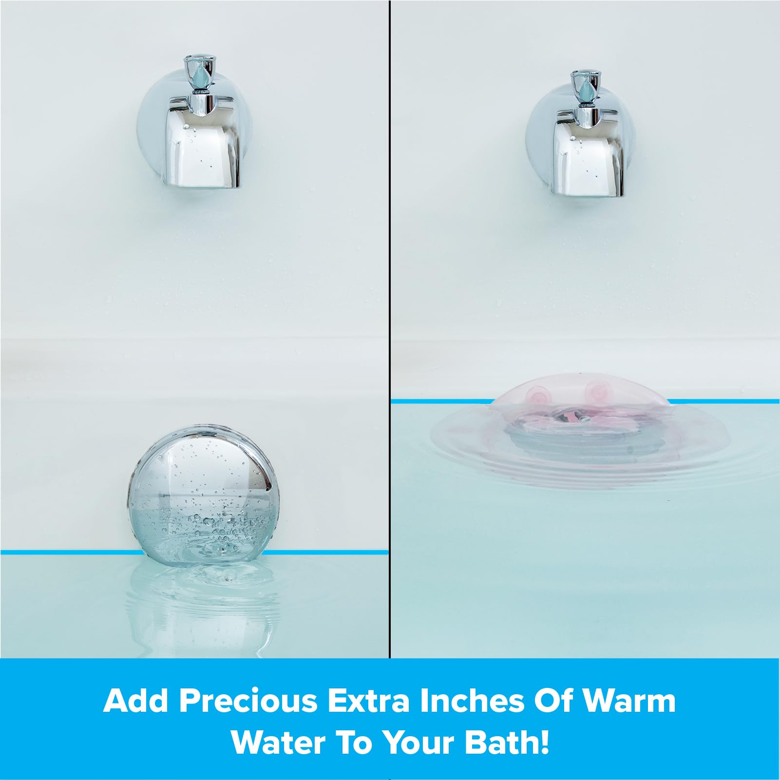 SlipX Solutions Bottomless Bath Overflow Drain Cover Coral 4" Diameter