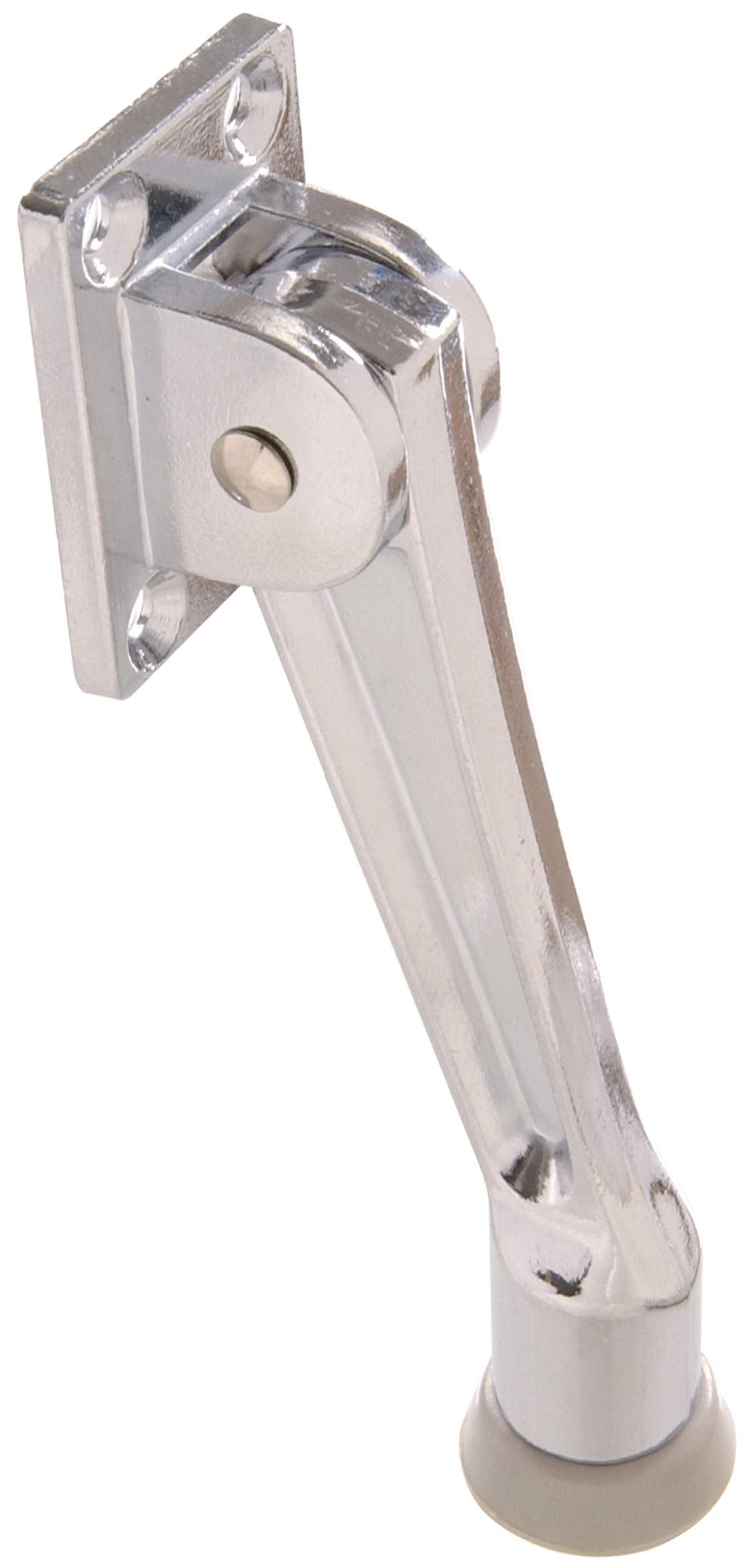 Hillman 852939 5' Kickdown Door Stop- Chrome 1-Pack
