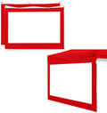Scocanopy Clear Window Sidewall For 10X10 Canopy Frame, 3 Pack Sunwalls Only,(Red)