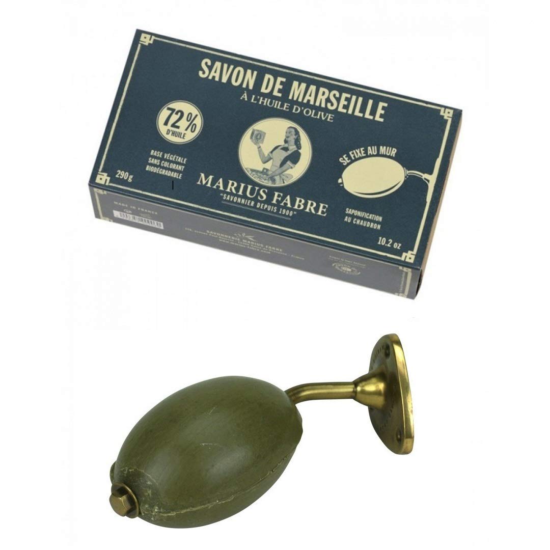 Marius Fabre Olive Oil Soap on Rotary Holder - 290g