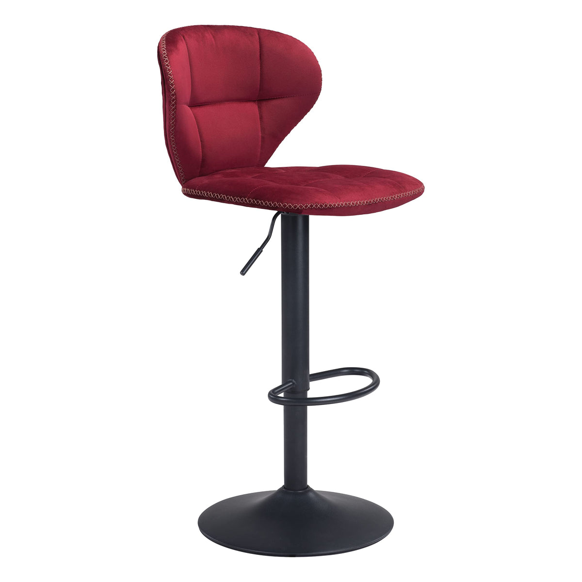 Zuo Modern Salem Bar Chair Red