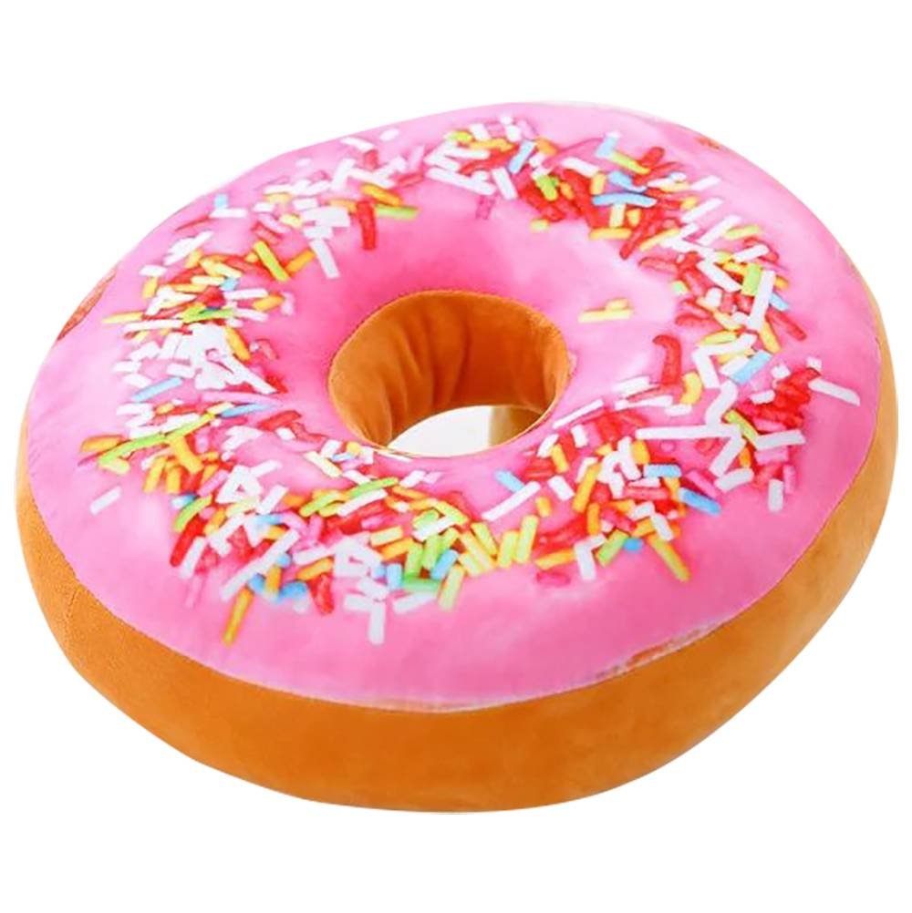 Chezmax Round Doughnut Donut Seat Back Stuffed Cushion Insert Filler Filling Throw Pillow Plush Play For Drawing Living Dinning
