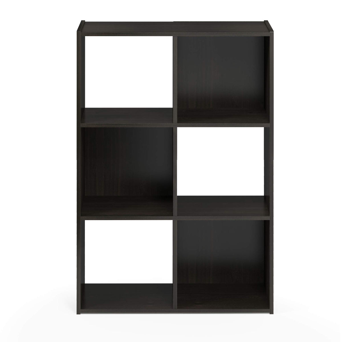 Furinno Pelli Cubic Storage Cabinet, 3x2, Espresso