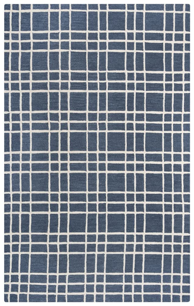 Rizzy Rugs Alora Decor Lofton Blue 7'9"X9'9" Tufted Wool Rug