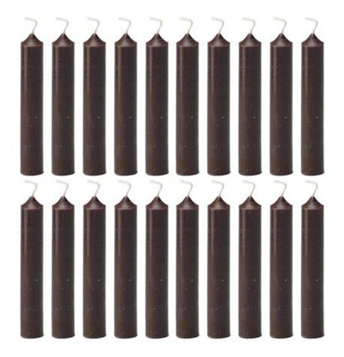 Biedermann & Sons 20 Count Chime Candles, Brown