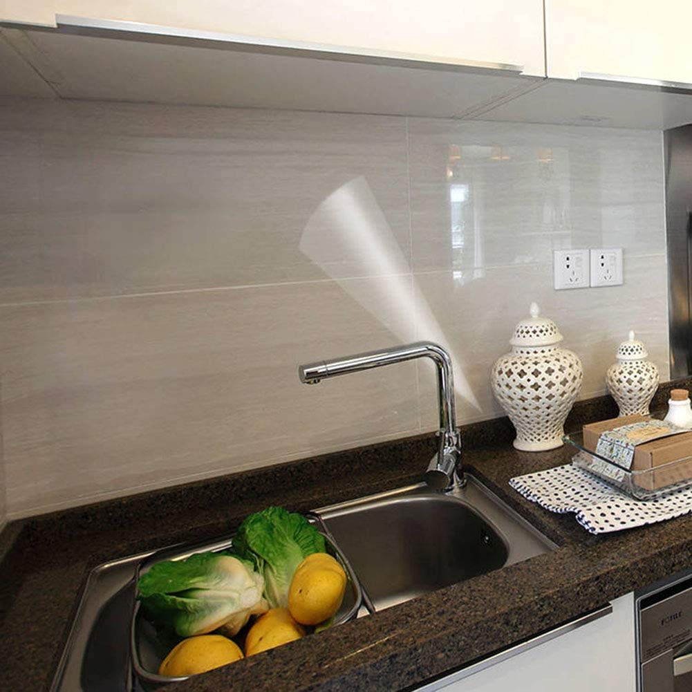 COSNIGHT Clear Wallpaper Kitchen Oil Proof Waterproof Sticker Self Adhesive Vinyl Film High Temperature Resistant Transparent Pa