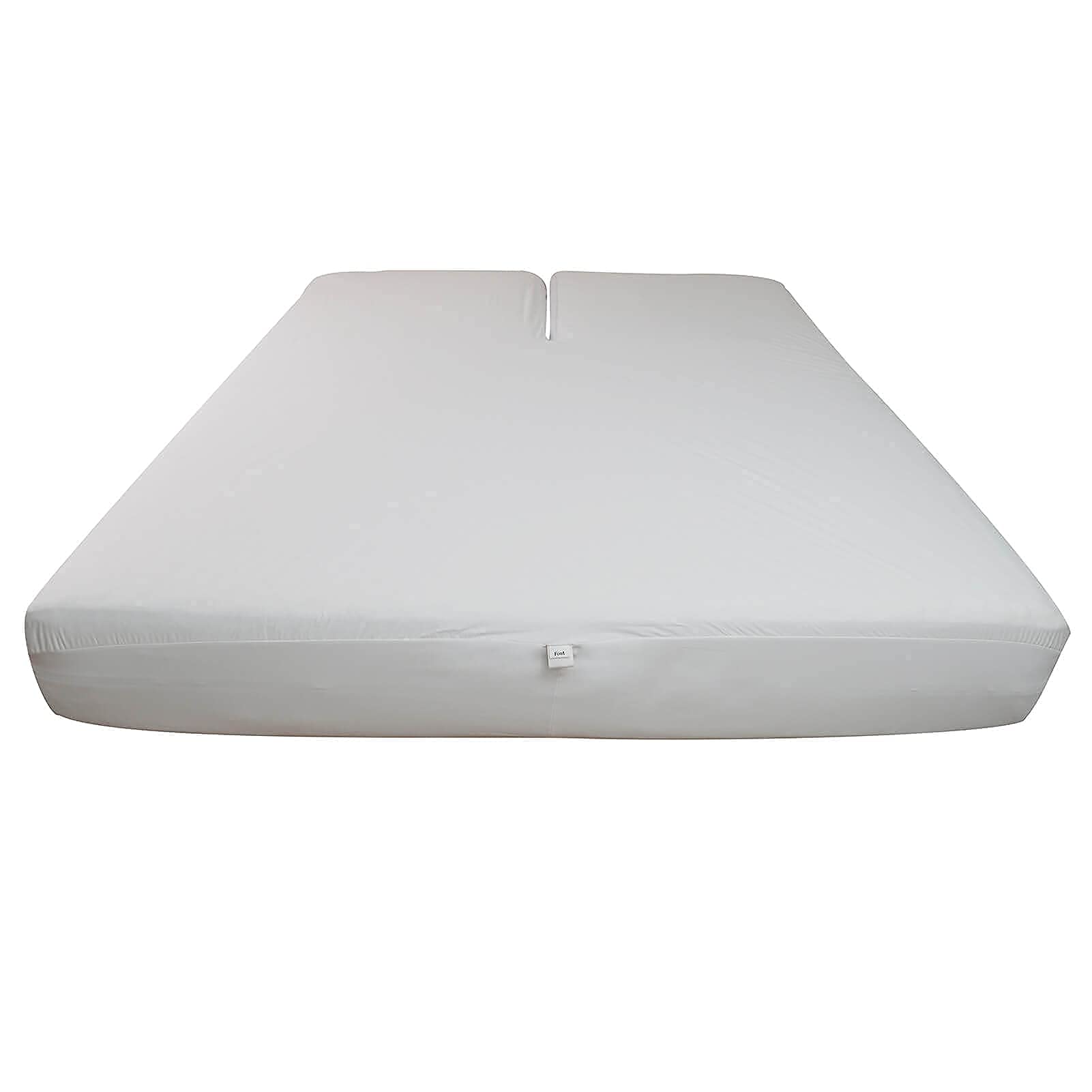 Kingnex Split Top King Mattress Protector Bamboo White 78" x 80"