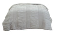 Rizzy Home | BT4057 | Polyester Quilt | 106"x92" Brown/Neutral/ Solid Textured